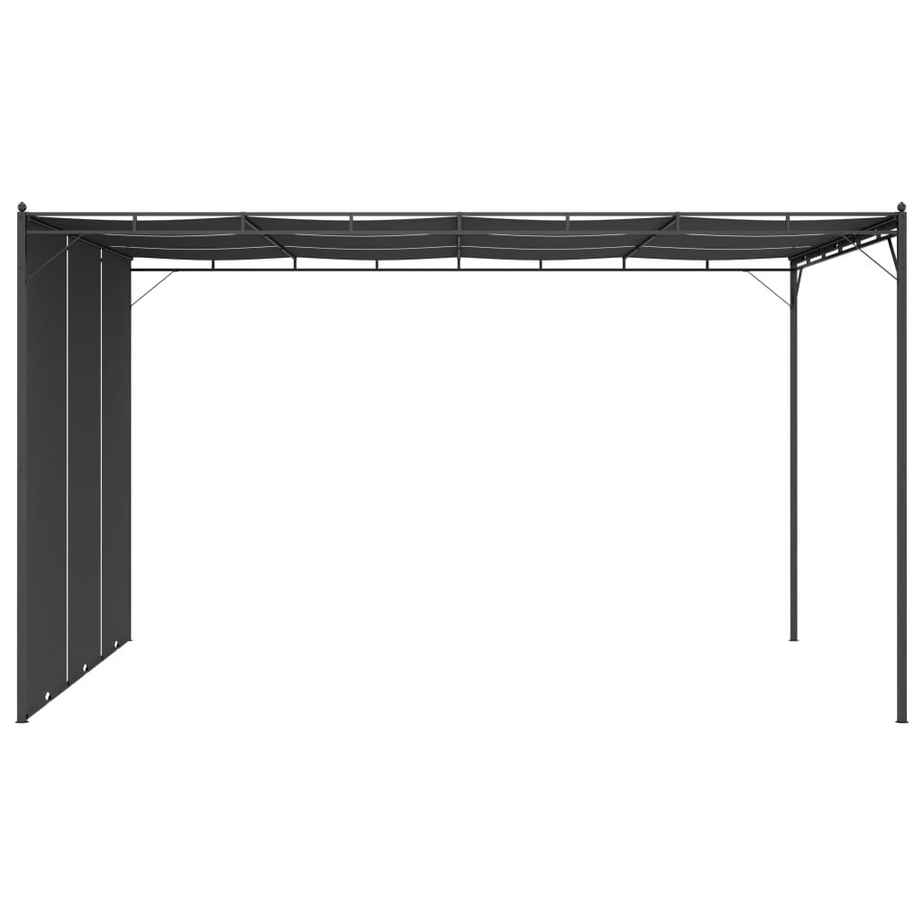 Pavilion De Grădină Cu Perdea Laterală, , 4X3X2,25 M