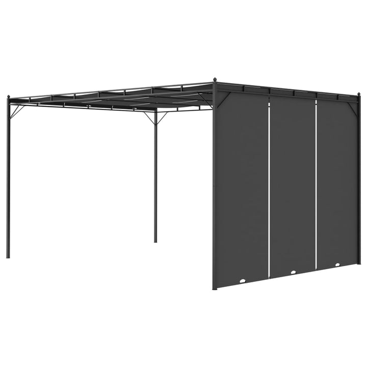 Pavilion De Grădină Cu Perdea Laterală, , 4X3X2,25 M