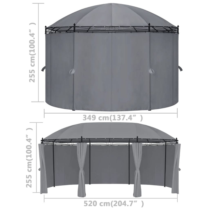 Pavilion Cu Perdele, , 520X349X255 Cm