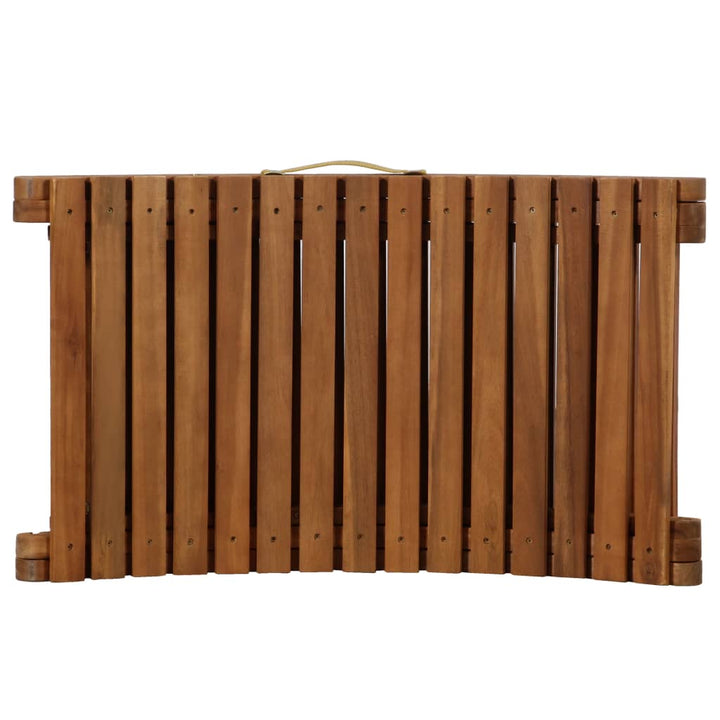 Șezlong Cu Saltea, , Lemn Masiv Acacia