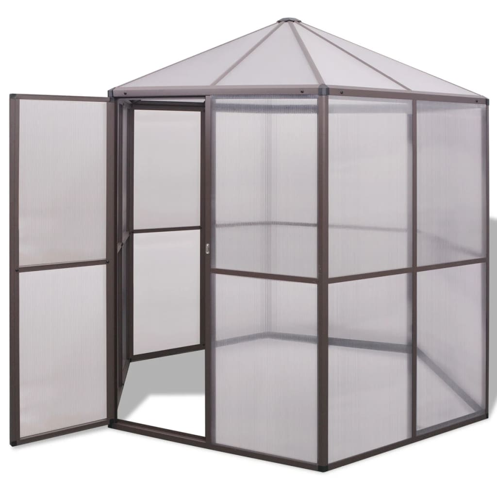 Seră, 240X211X232 Cm, Aluminiu