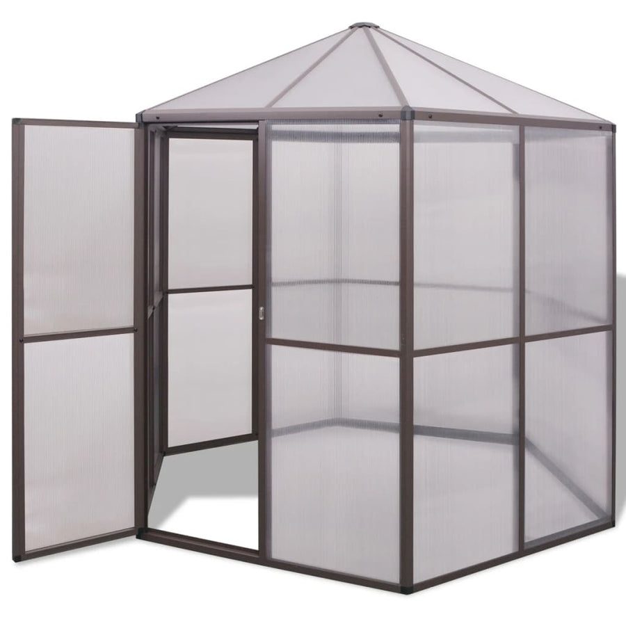 Seră, 240X211X232 Cm, Aluminiu