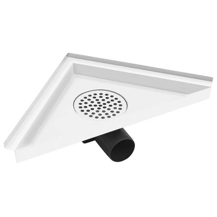 Rigolă De Duș Cu Capac 2-În-1, 25 X 25 Cm, Oțel Inoxidabil