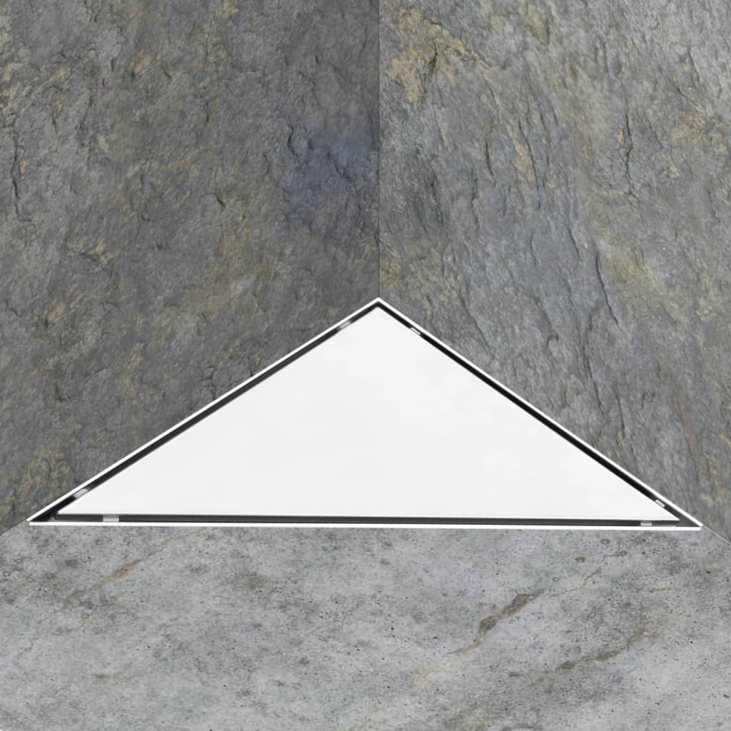 Rigolă De Duș Cu Capac 2-În-1, 25 X 25 Cm, Oțel Inoxidabil