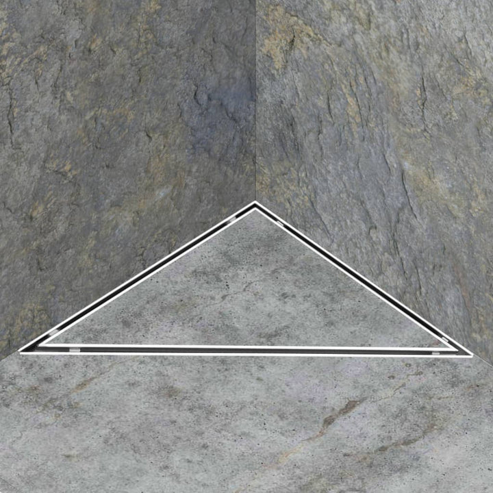 Rigolă De Duș Cu Capac 2-În-1, 25 X 25 Cm, Oțel Inoxidabil
