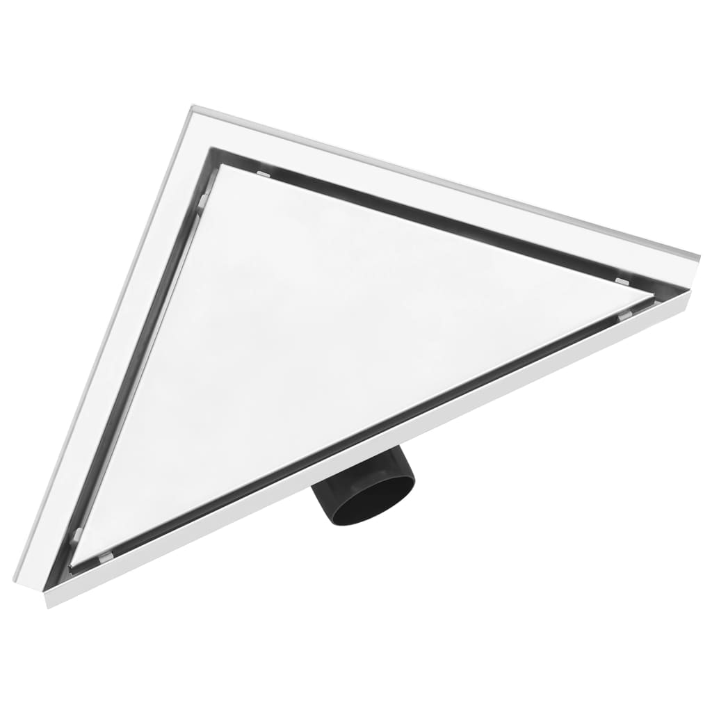 Rigolă De Duș Cu Capac 2-În-1, 25 X 25 Cm, Oțel Inoxidabil