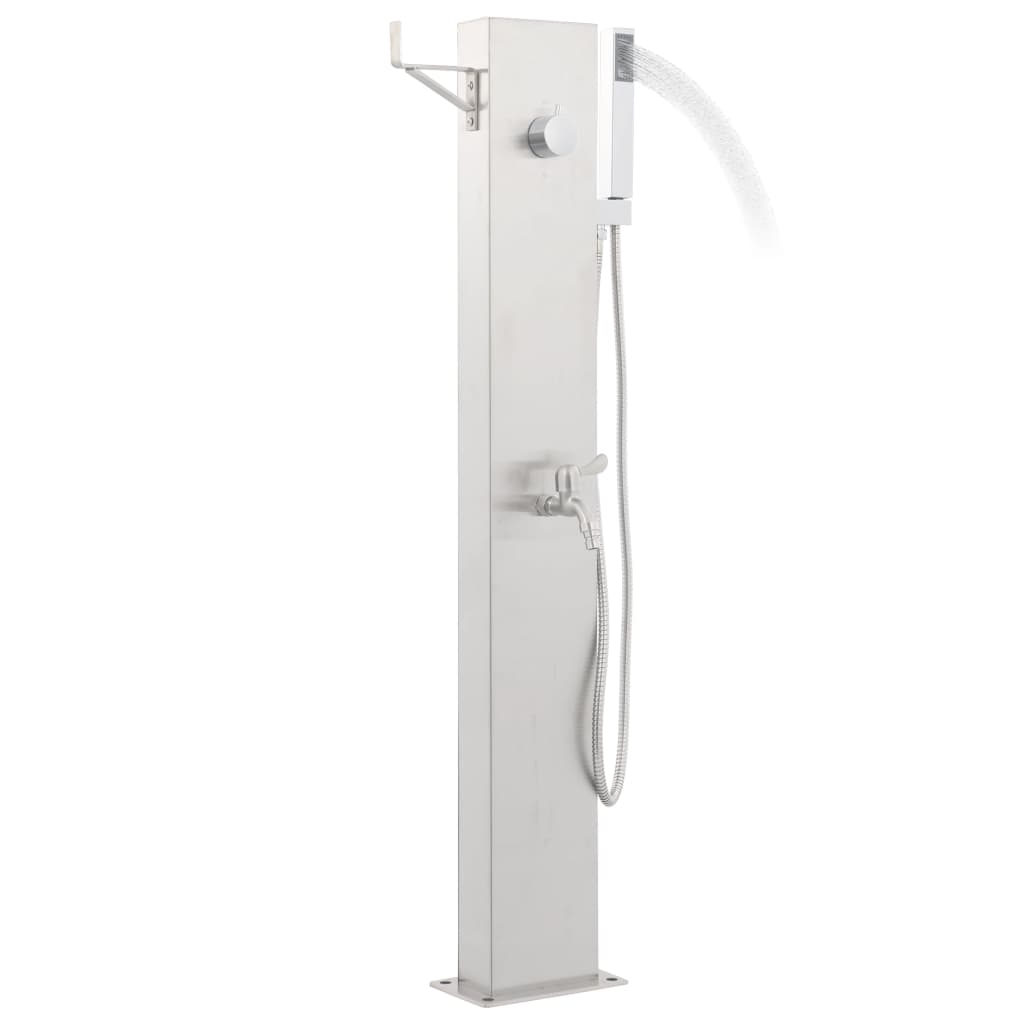 Robinet De Duș Pentru Grădină, 110 Cm, Oțel Inoxidabil