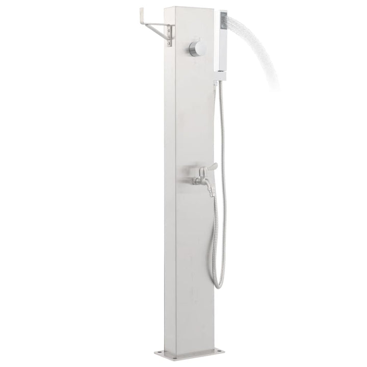Robinet De Duș Pentru Grădină, 110 Cm, Oțel Inoxidabil