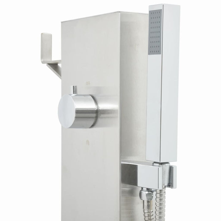 Robinet De Duș Pentru Grădină, 110 Cm, Oțel Inoxidabil