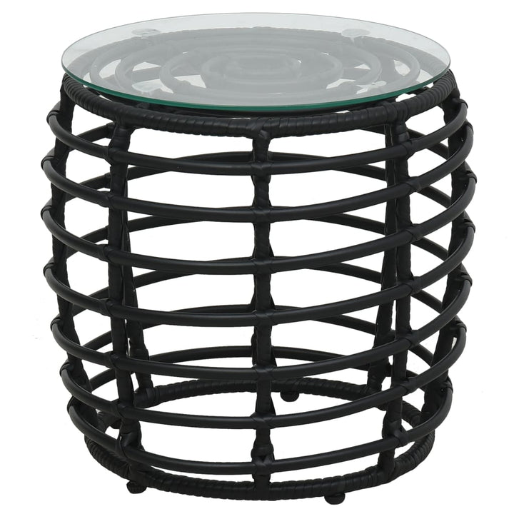 Set Mobilier De Bistro, 3 Piese, , Poliratan