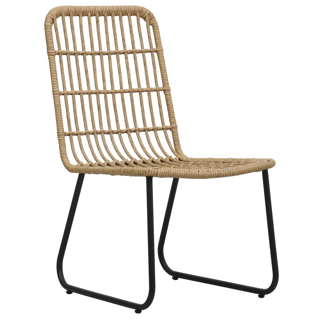 Set Mobilier De Bistro, 3 Piese, , Poliratan