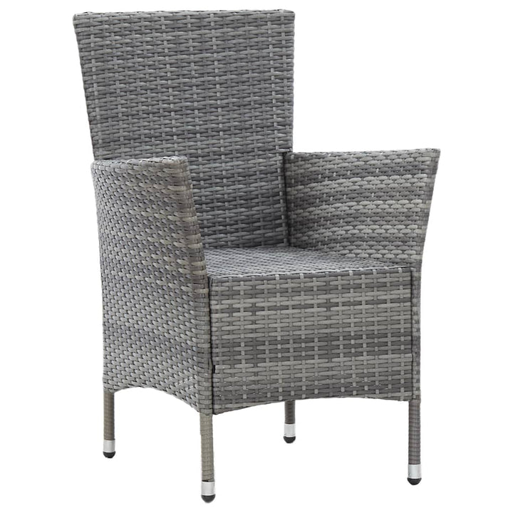 Set Mobilier De Exterior Cu Perne, 5 Piese, , Poliratan