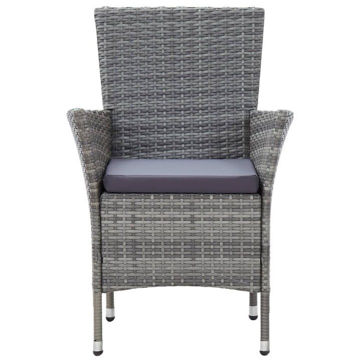 Set Mobilier De Exterior Cu Perne, 5 Piese, , Poliratan