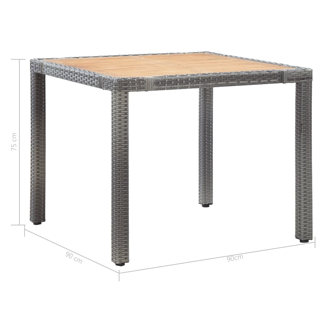 Set Mobilier De Exterior Cu Perne, 5 Piese, , Poliratan