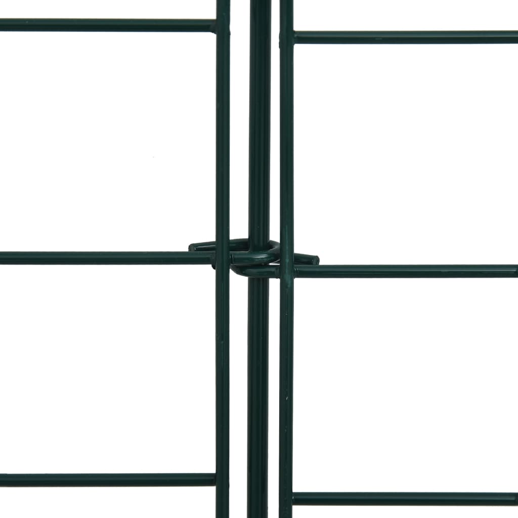 Set Gard De Grădină Arcuit, Verde, 77,5 X 78,5 Cm