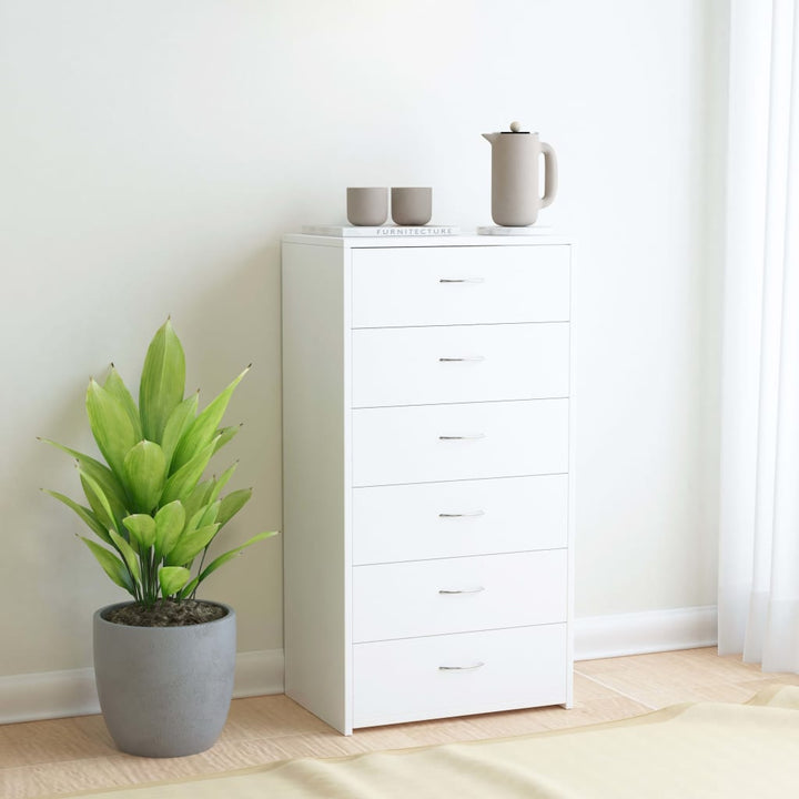 Dulap Cu 6 Sertare, , 50X34X96 Cm, Lemn Prelucrat
