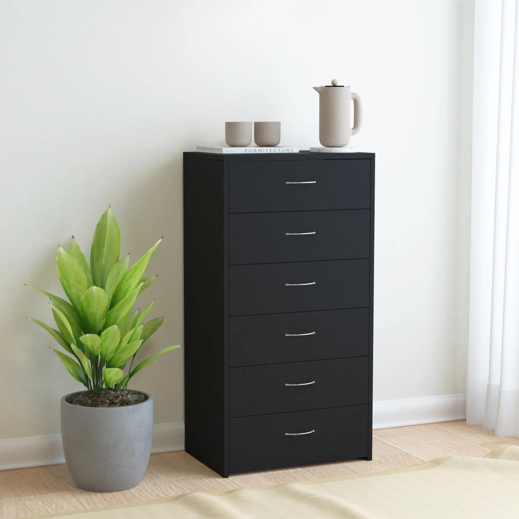 Dulap Cu 6 Sertare, , 50X34X96 Cm, Lemn Prelucrat