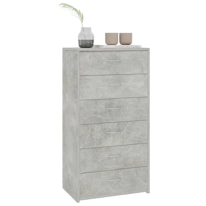 Dulap Cu 6 Sertare, , 50X34X96 Cm, Lemn Prelucrat
