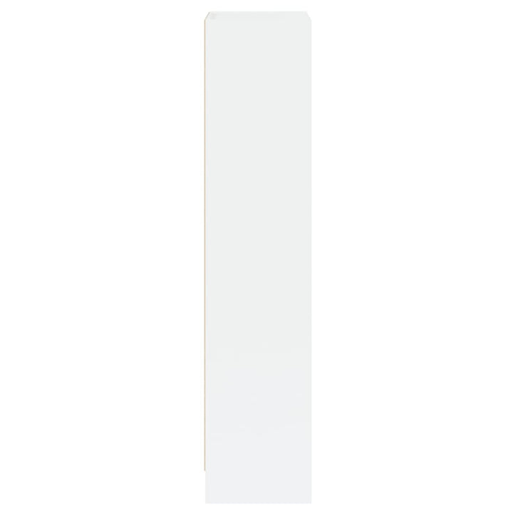 Bibliotecă Cu 3 Rafturi, Alb Extralucios, 40X24X