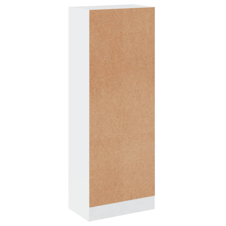 Bibliotecă Cu 3 Rafturi, Alb Extralucios, 40X24X
