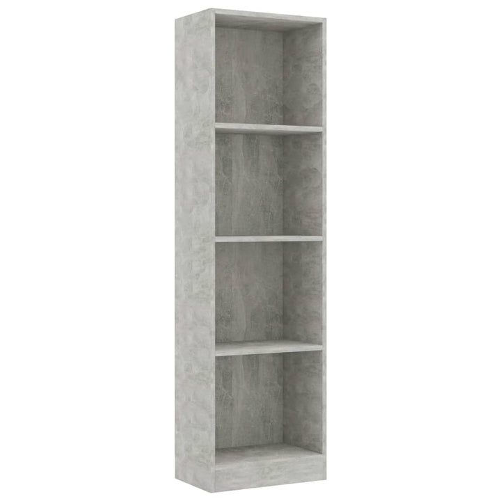 Bibliotecă Cu 4 Rafturi , 40X24X, Lemn Prelucrat