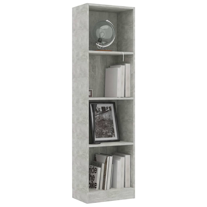 Bibliotecă Cu 4 Rafturi , 40X24X, Lemn Prelucrat