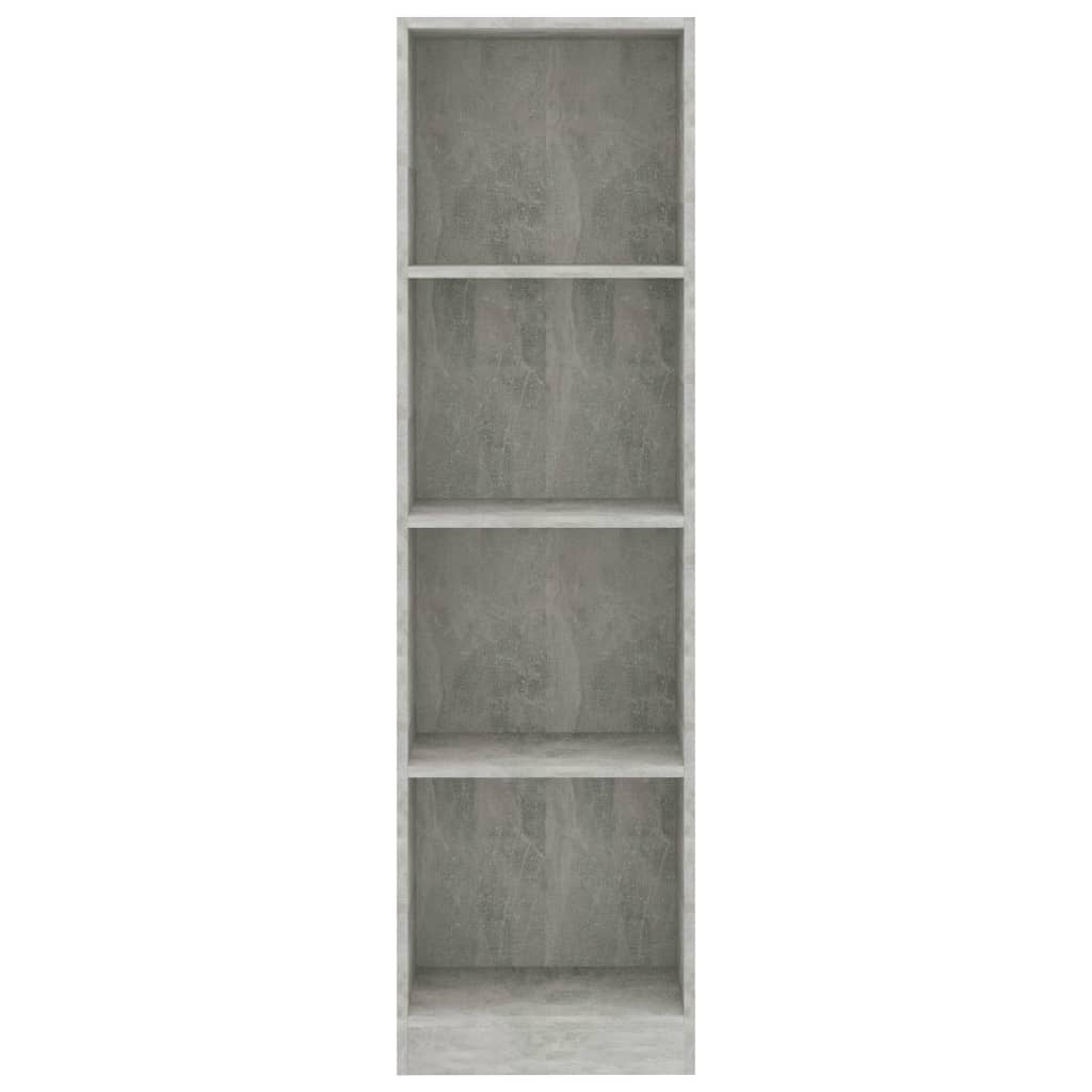 Bibliotecă Cu 4 Rafturi , 40X24X, Lemn Prelucrat