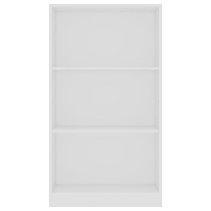 Bibliotecă Cu 3 Rafturi, , 60X24X, Lemn Compozit