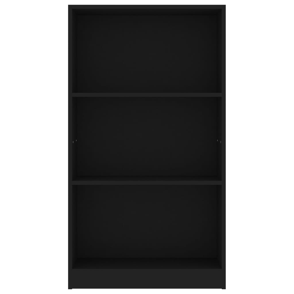 Bibliotecă Cu 3 Rafturi, , 60X24X, Lemn Compozit