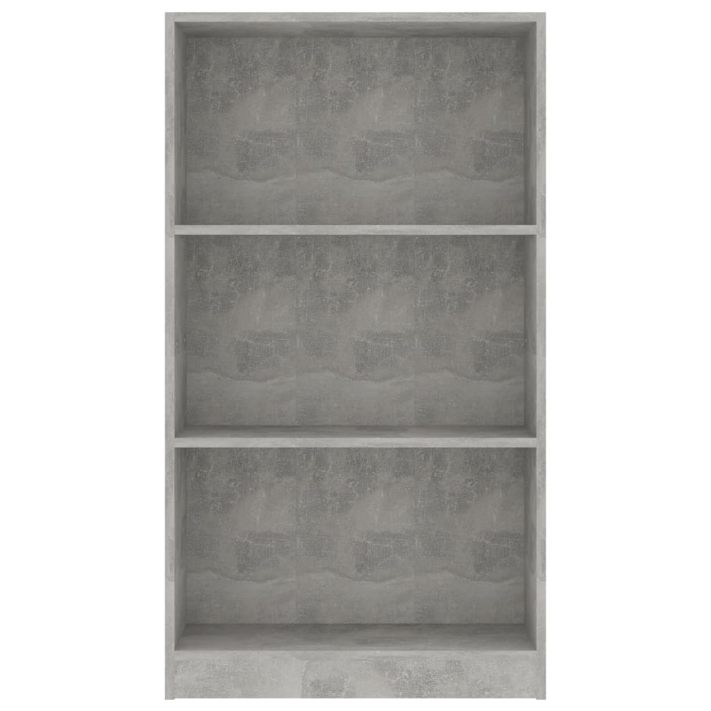 Bibliotecă Cu 3 Rafturi, , 60X24X, Lemn Compozit