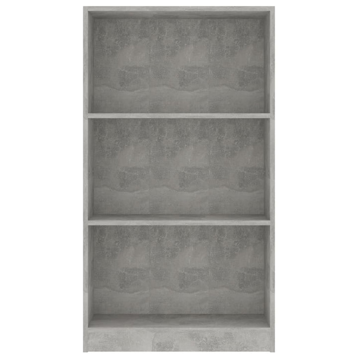 Bibliotecă Cu 3 Rafturi, , 60X24X, Lemn Compozit