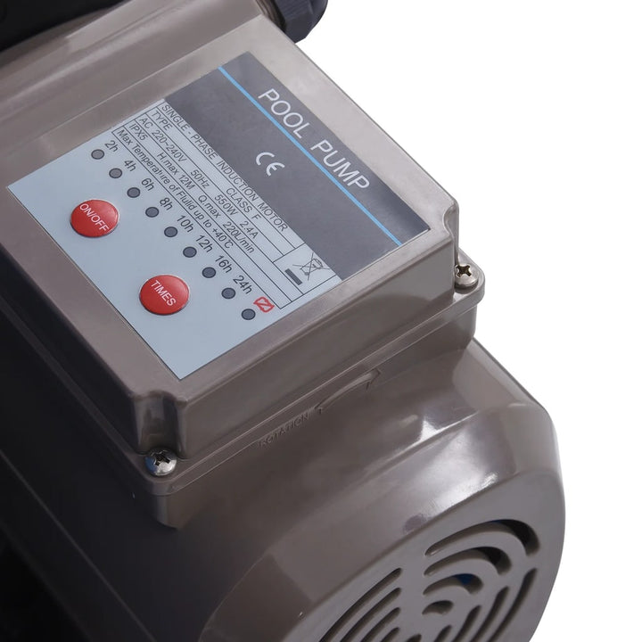 Pompă Filtru Cu Nisip, Cu Temporizator, 530 W, 10980 L/H