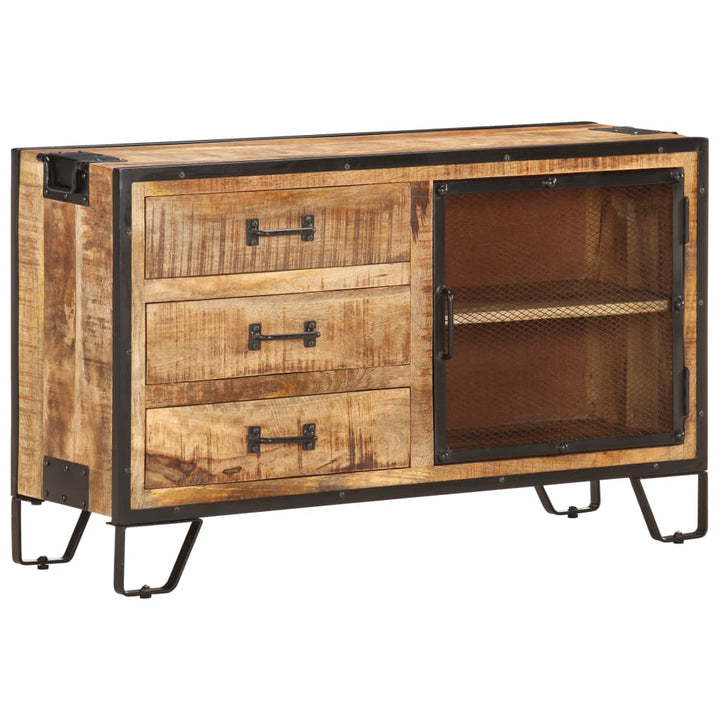 Dulap, 100X31X60 Cm, Lemn Masiv De Mango Nefinisat