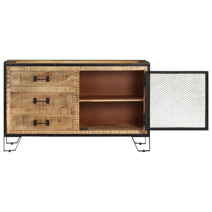Dulap, 100X31X60 Cm, Lemn Masiv De Mango Nefinisat