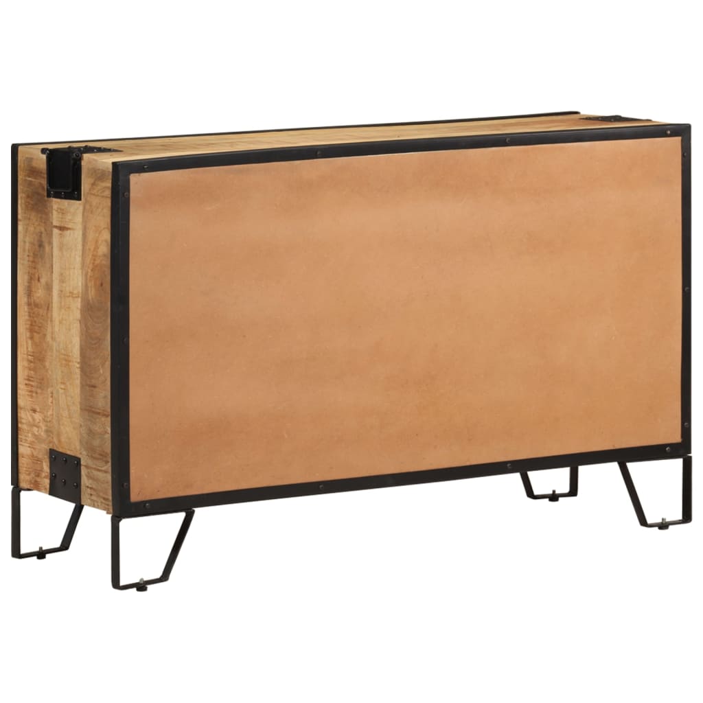Dulap, 100X31X60 Cm, Lemn Masiv De Mango Nefinisat
