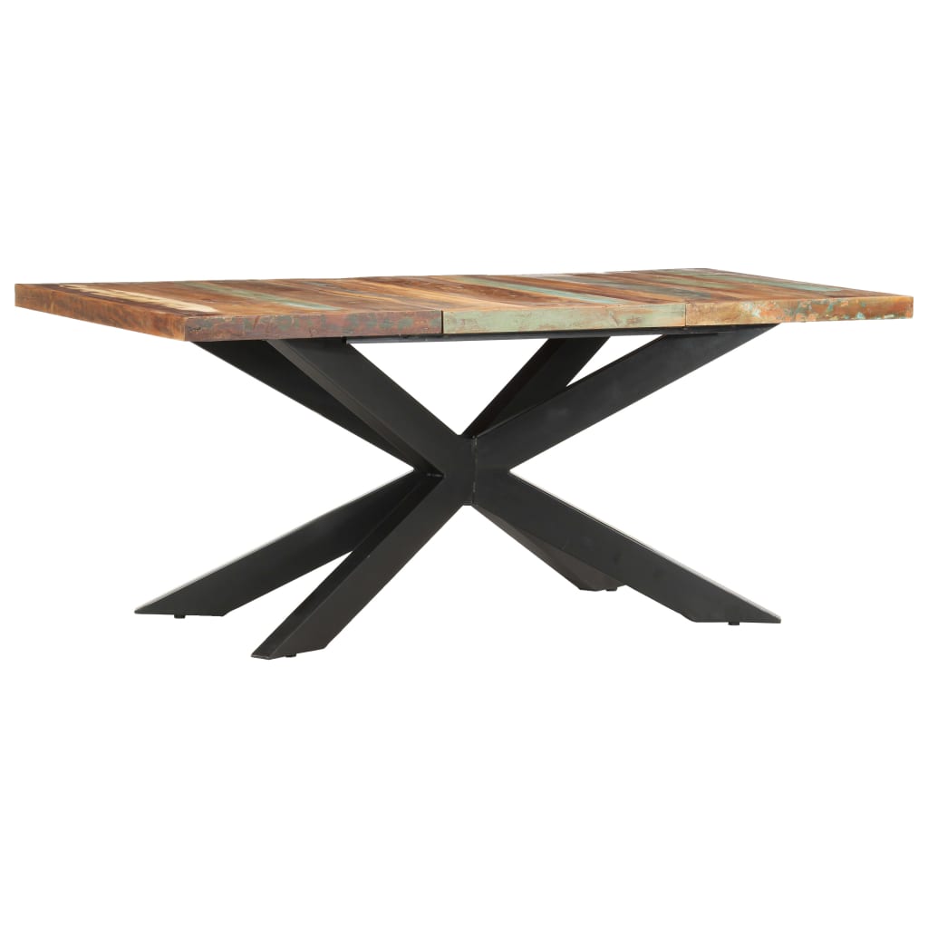 Masă De Bucătărie, 180X90X76 Cm, Lemn Masiv De Mango Nefinisat