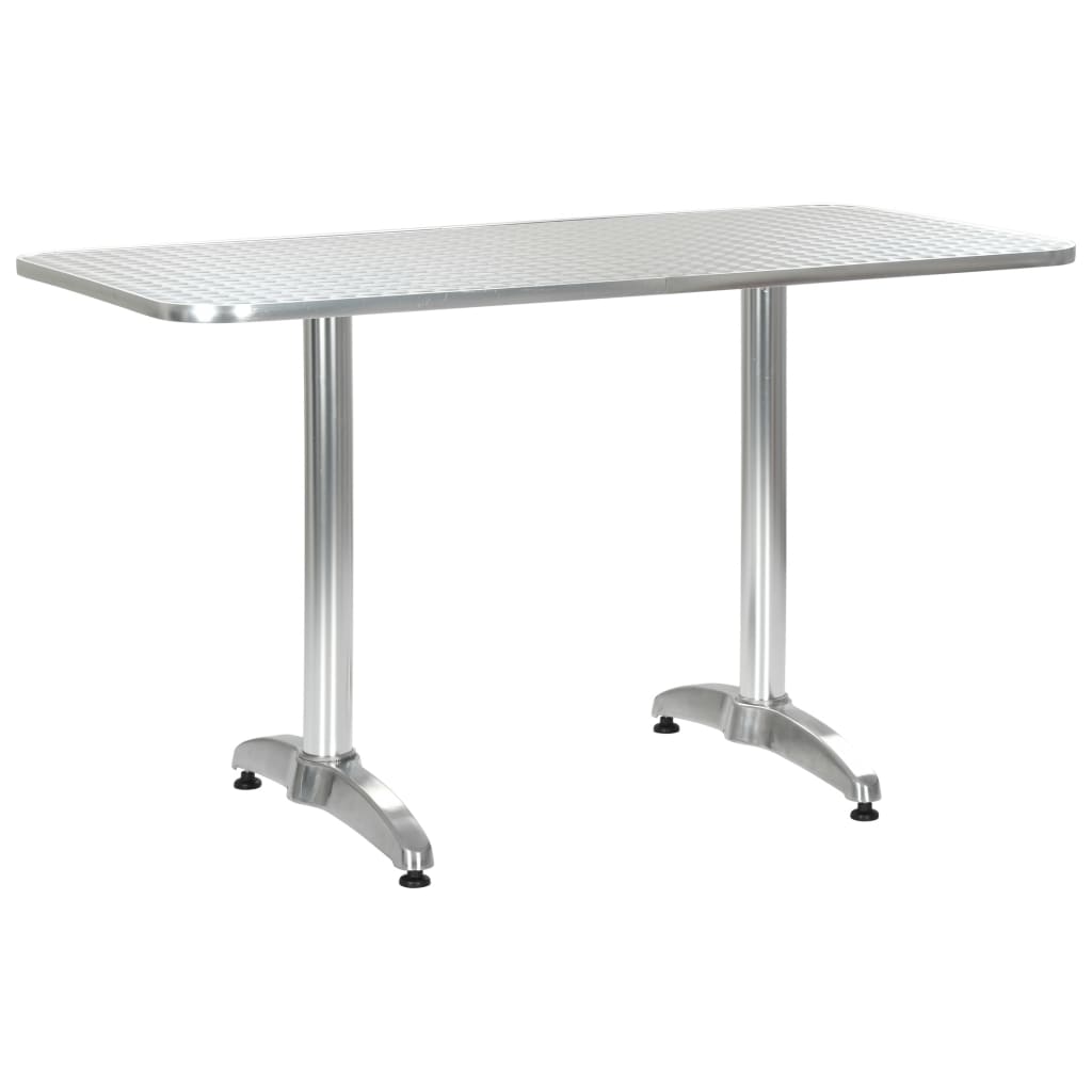 Masă De Grădină, Argintiu, , Aluminiu