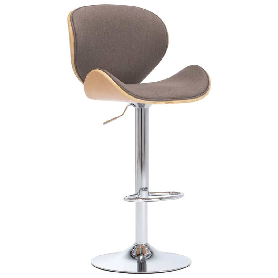 Scaun De Bar, Gri Taupe, Material Textil
