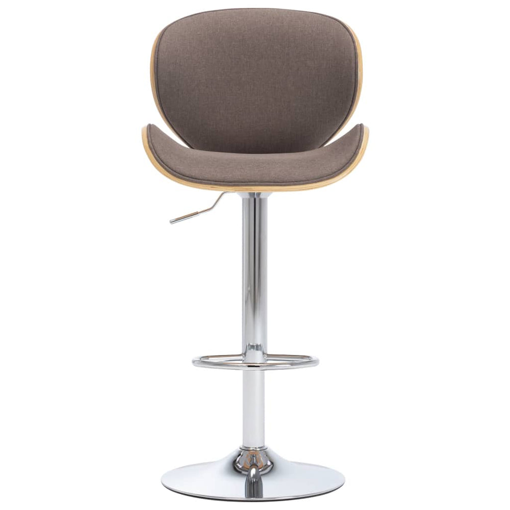 Scaun De Bar, Gri Taupe, Material Textil