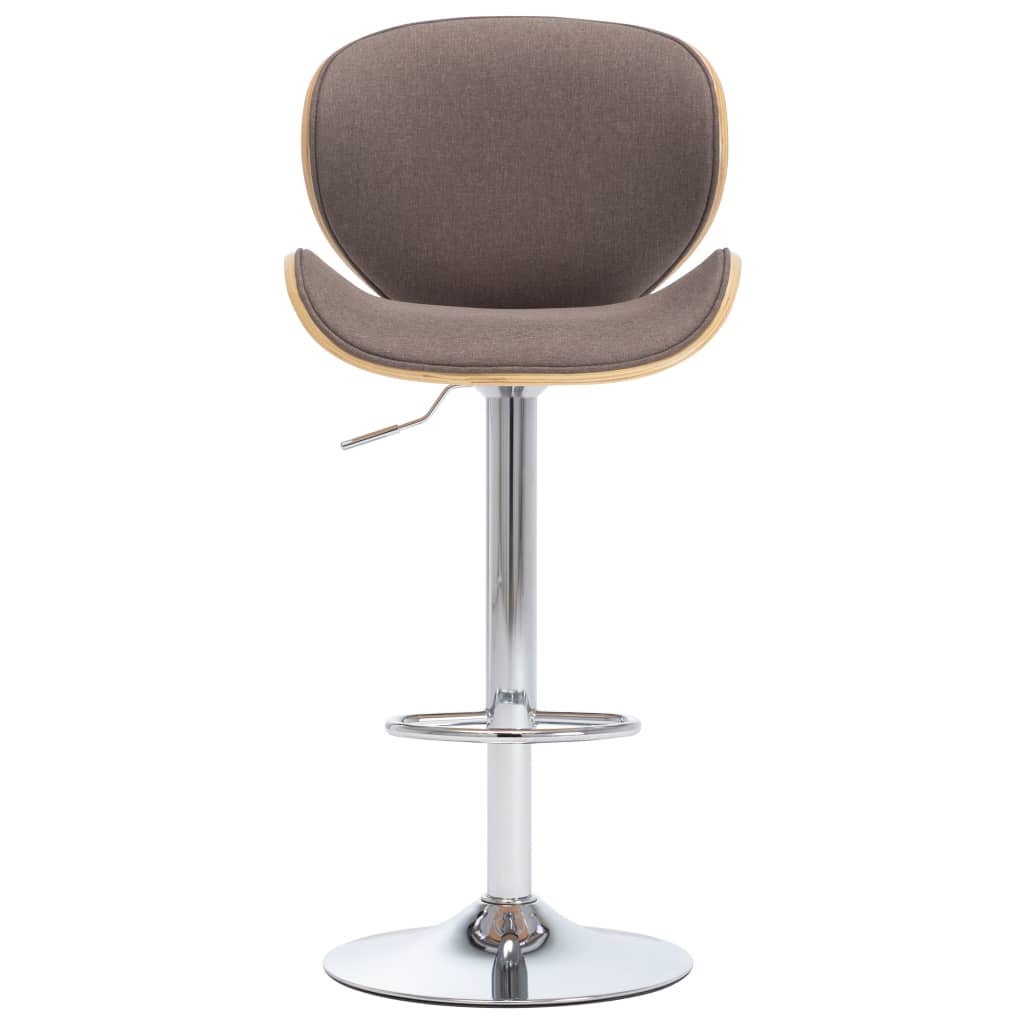 Scaun De Bar, Gri Taupe, Material Textil