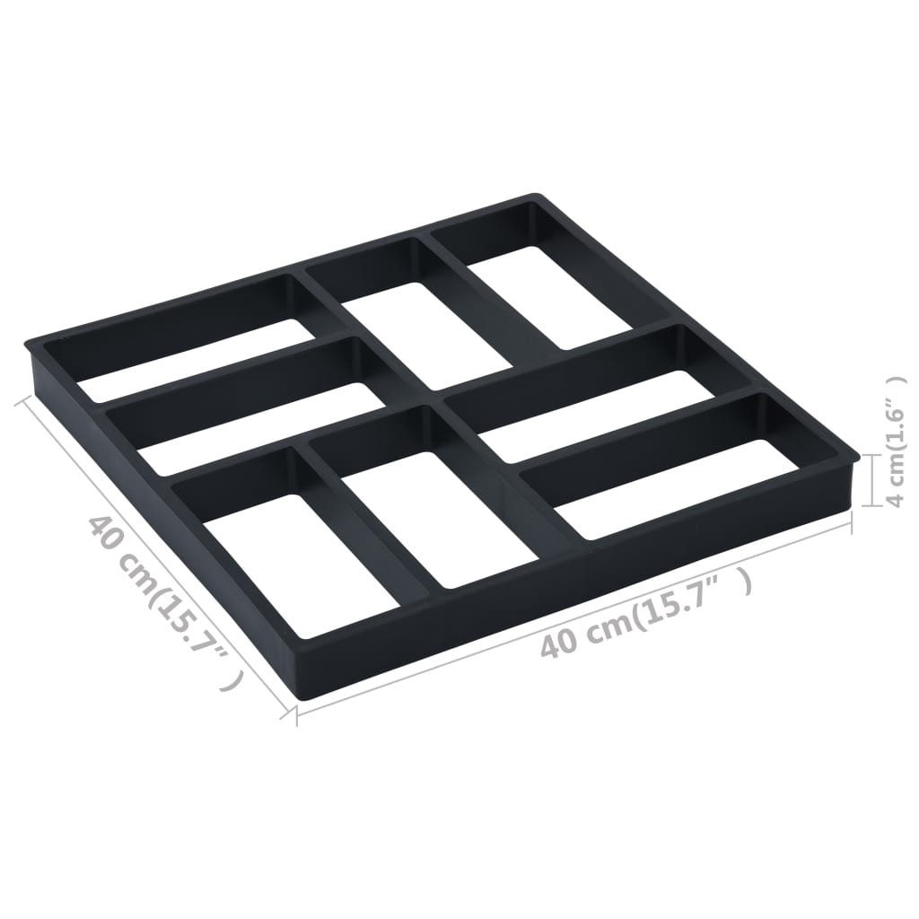 Matrițe Pentru Pavaje, 2 Buc., , Plastic