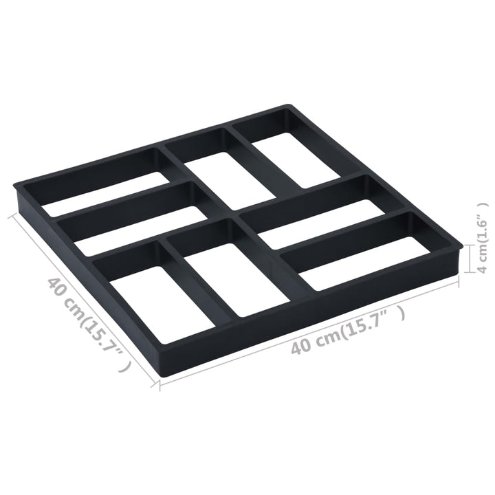 Matrițe Pentru Pavaje, 2 Buc., , Plastic