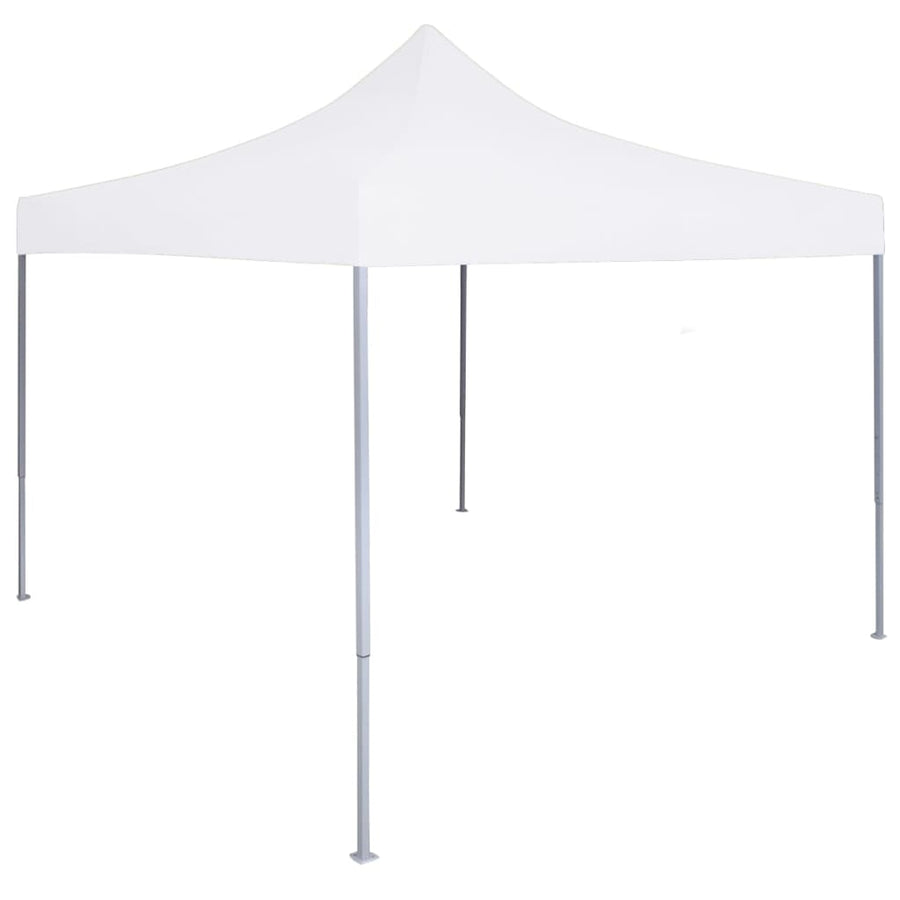 Cort De Petrecere Pliabil Profesional, Alb, 3 X 3 M, Oțel