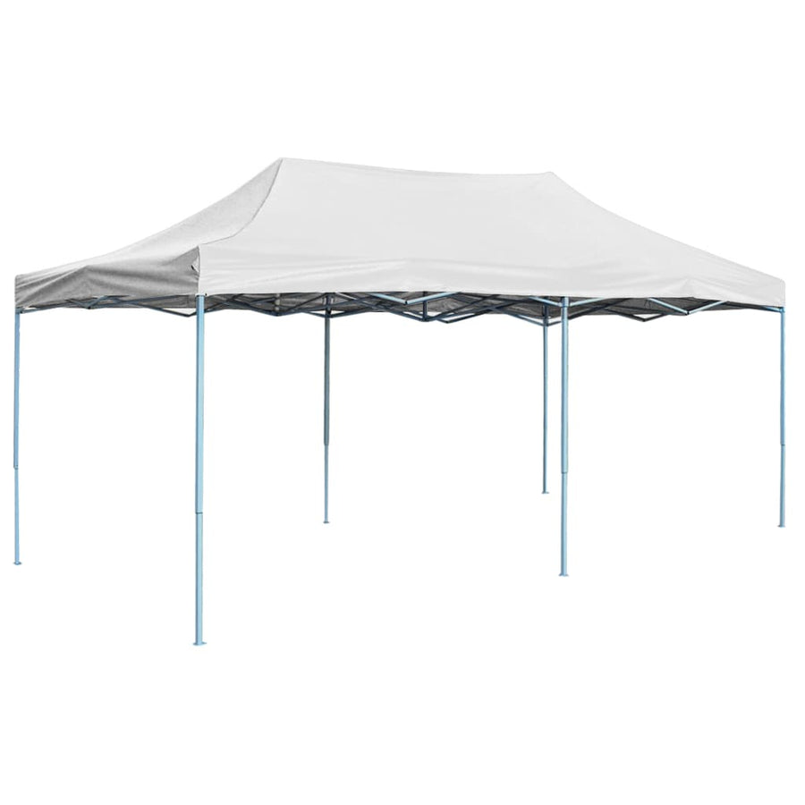 Cort De Petrecere Pliabil Profesional, Alb, 3 X 6 M, Oțel