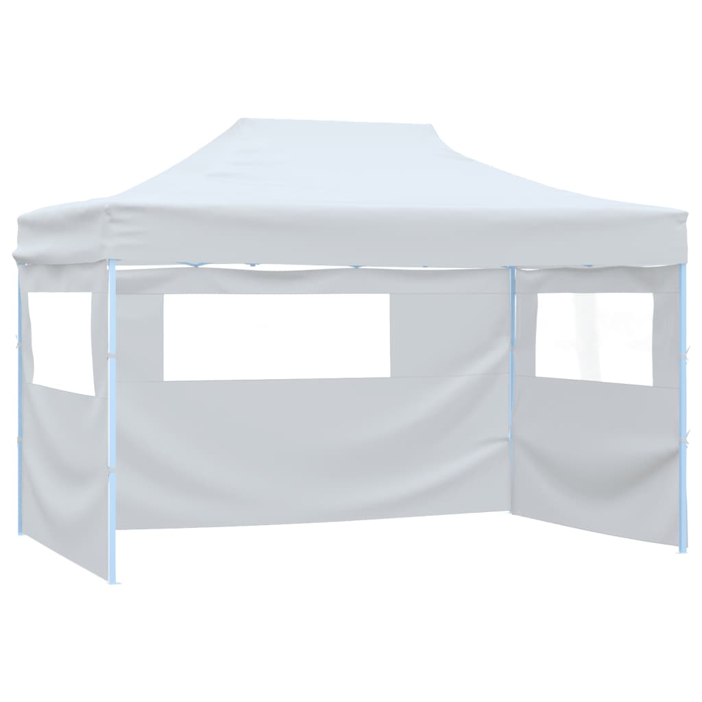 Cort De Petrecere Pliabil Cu 4 Pereți, Alb, 3 X 4,5 M