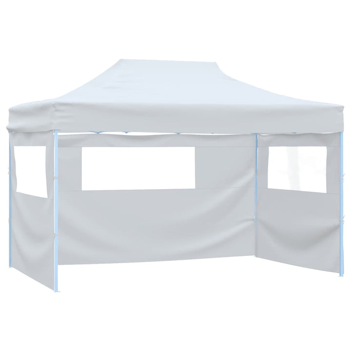 Cort De Petrecere Pliabil Cu 4 Pereți, Alb, 3 X 4,5 M