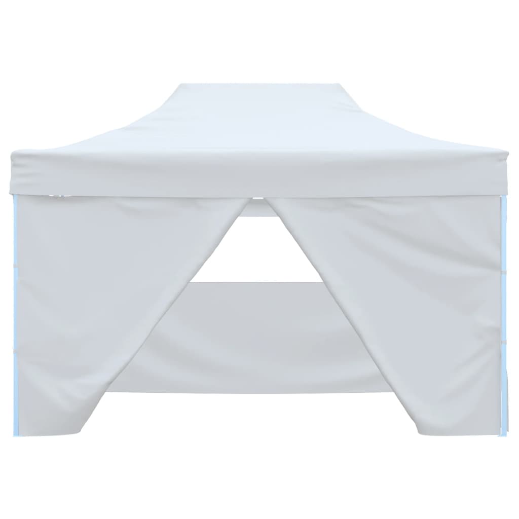 Cort De Petrecere Pliabil Cu 4 Pereți, Alb, 3 X 4,5 M