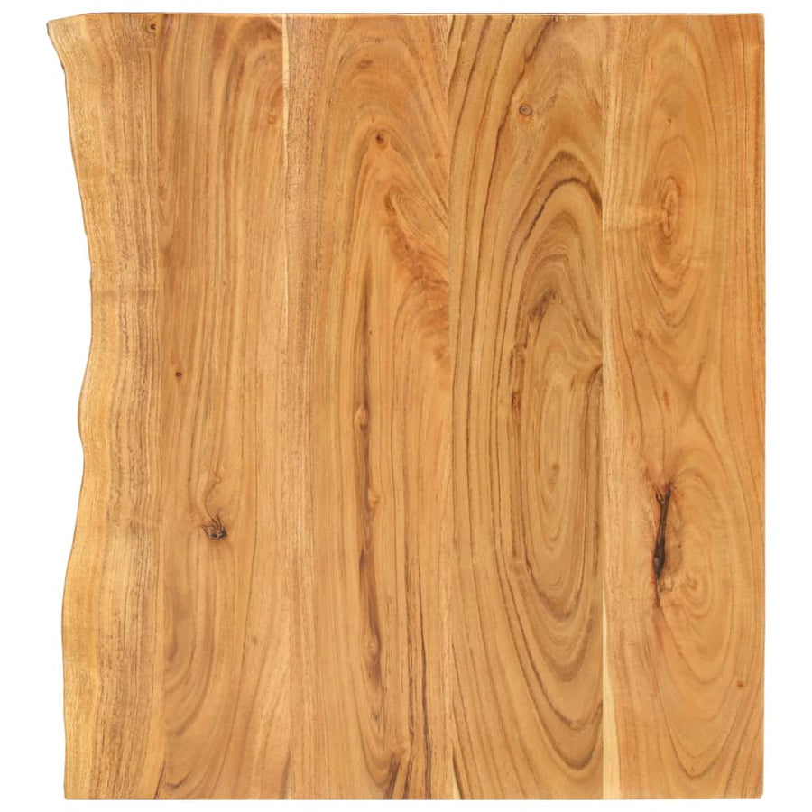 Blat Lavoar De Baie, 80X52X2,5 Cm, Lemn Masiv De Acacia
