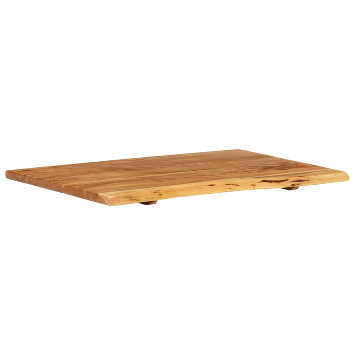 Blat Lavoar De Baie, 80X52X2,5 Cm, Lemn Masiv De Acacia