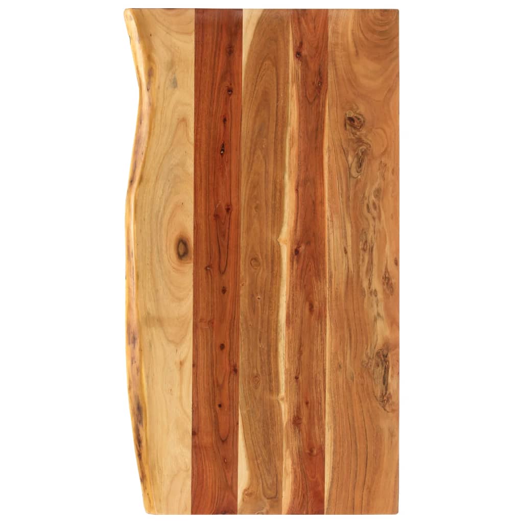Blat Lavoar De Baie, 80X52X2,5 Cm, Lemn Masiv De Acacia